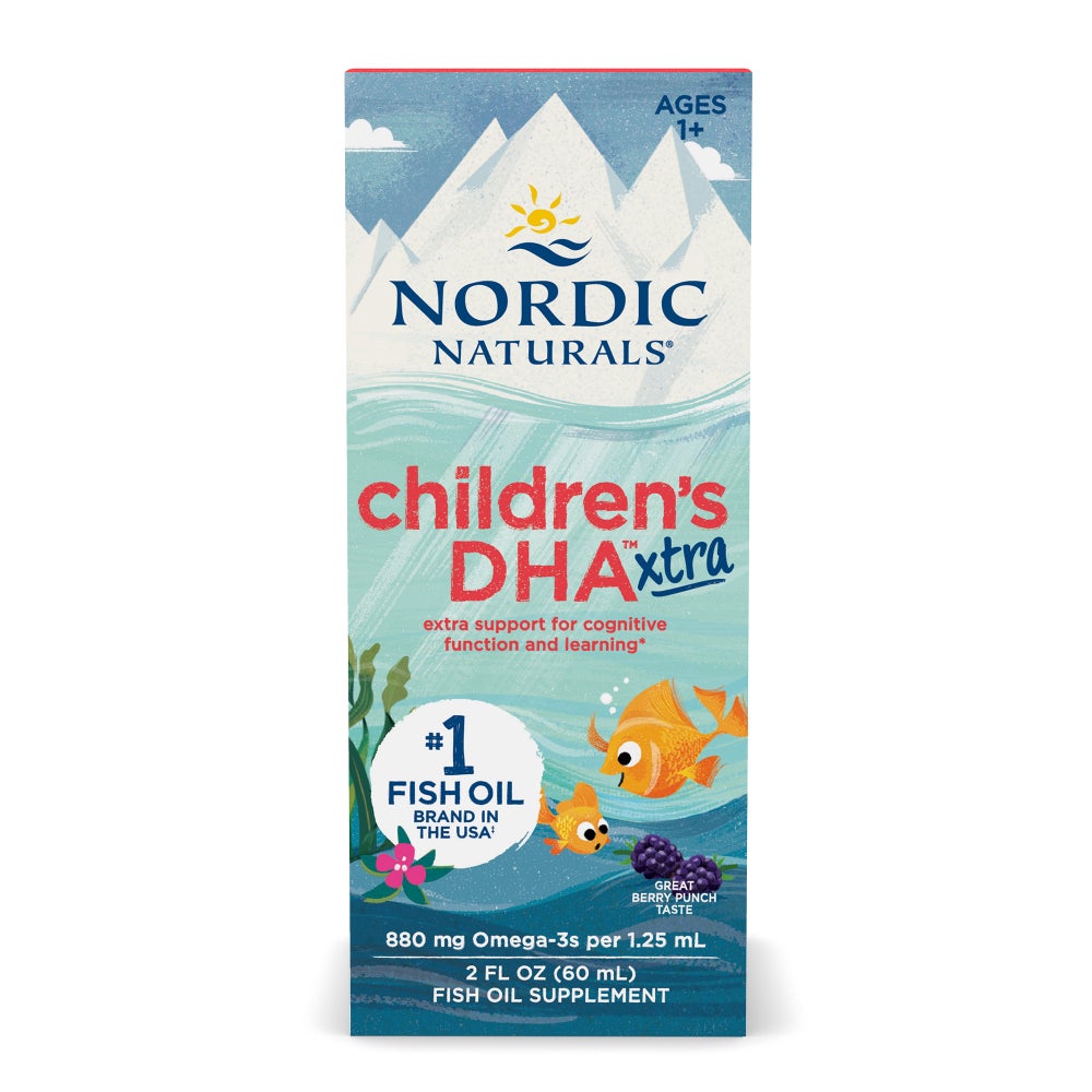 Children's DHA Xtra Fish Oil, 636mg Berry Punch - 90 mini softgels