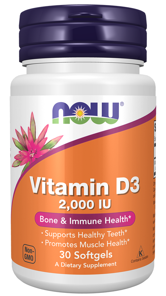 Vitamin D-3, 2000 IU - 120 softgels