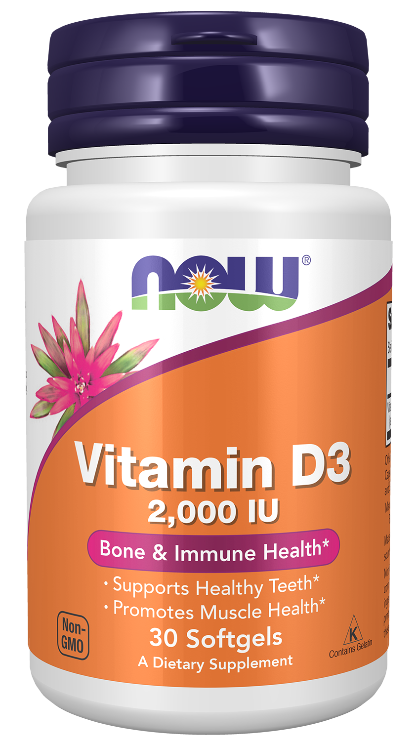 Vitamin D-3, 2000 IU - 120 softgels