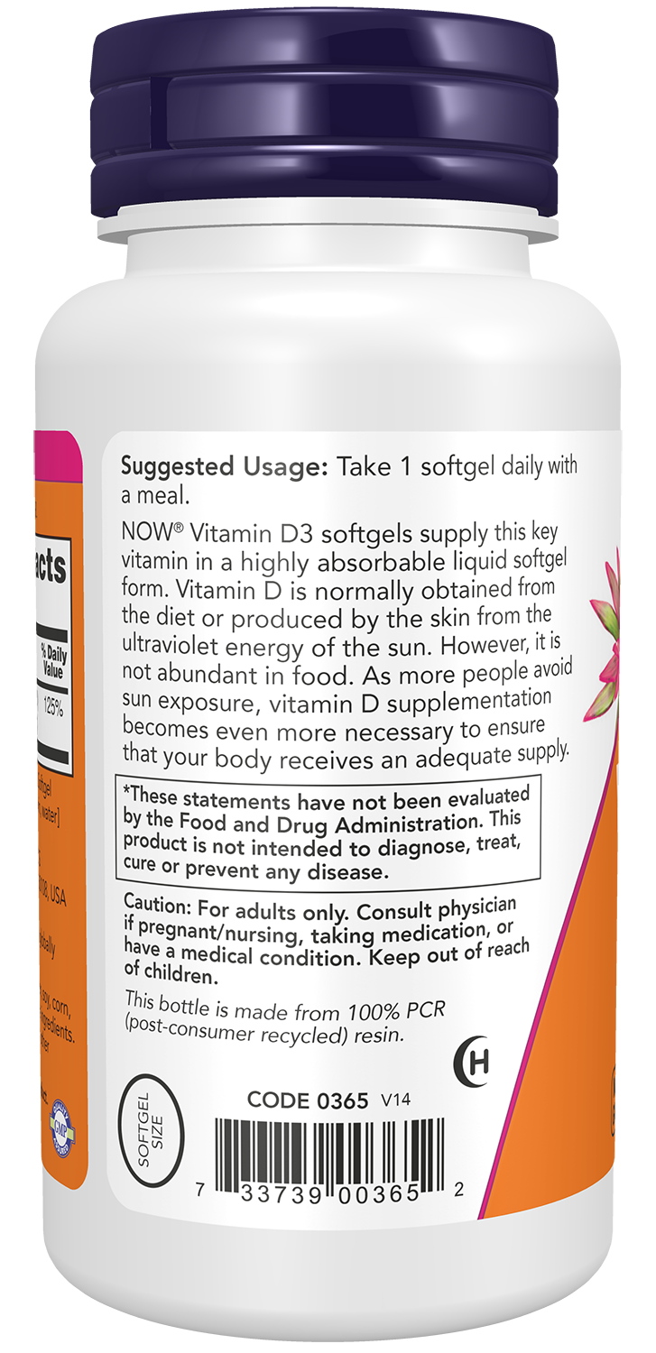 Vitamin D-3, 1000 IU - 360 softgels