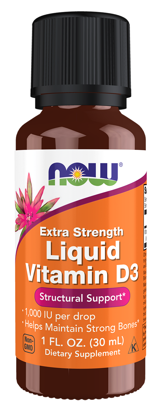 Vitamin D-3 Liquid, 1000 IU (Extra Strength) - 30 ml.