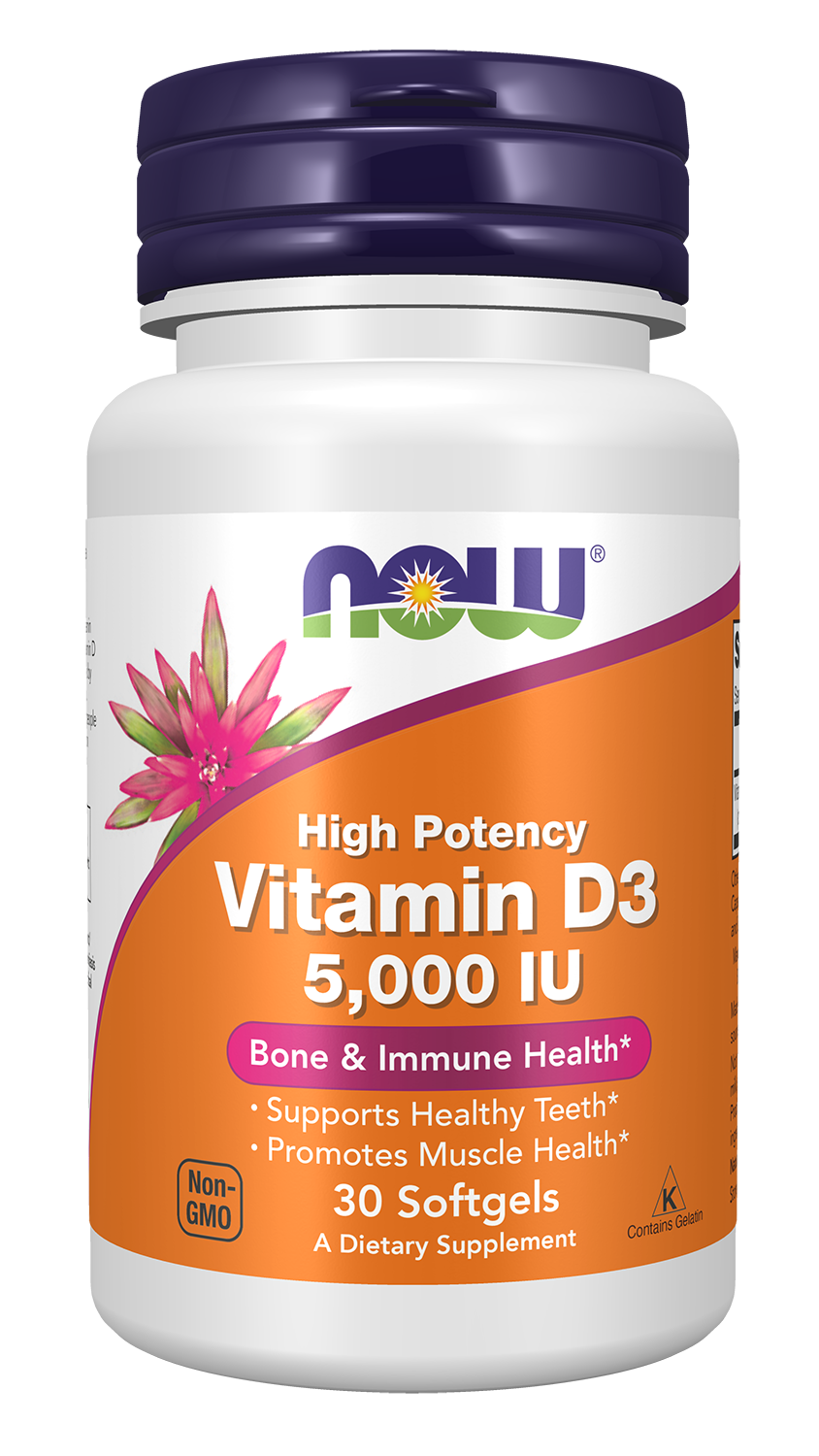 Vitamin D-3, 5000 IU - 120 softgels