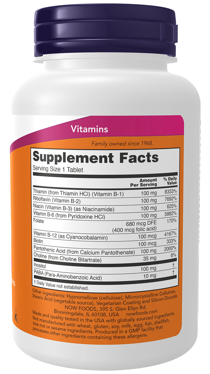 Vitamin B-100 Sustained Release - 100 tabs