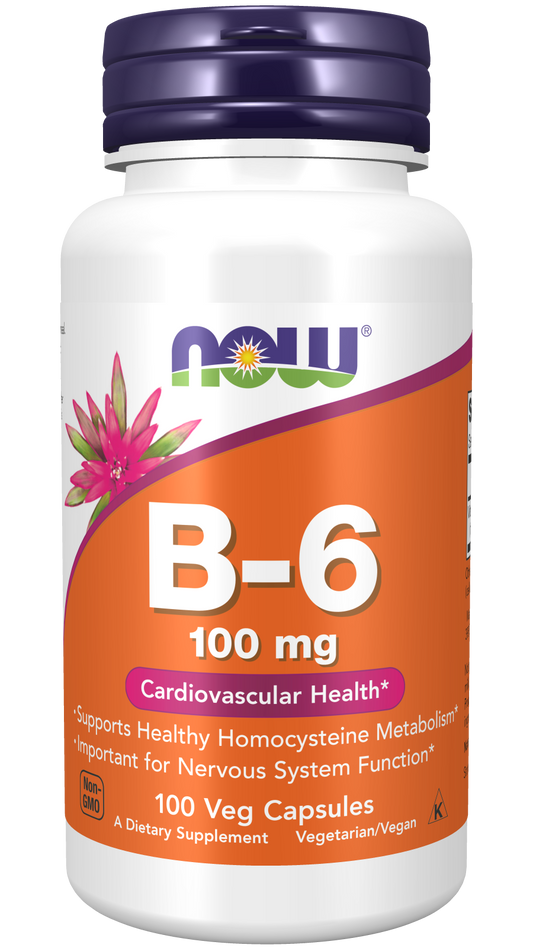 Vitamin B-6, 100mg - 250 caps