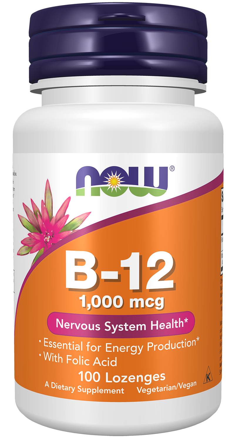 Vitamin B-12, 1000mcg - 100 lozenges