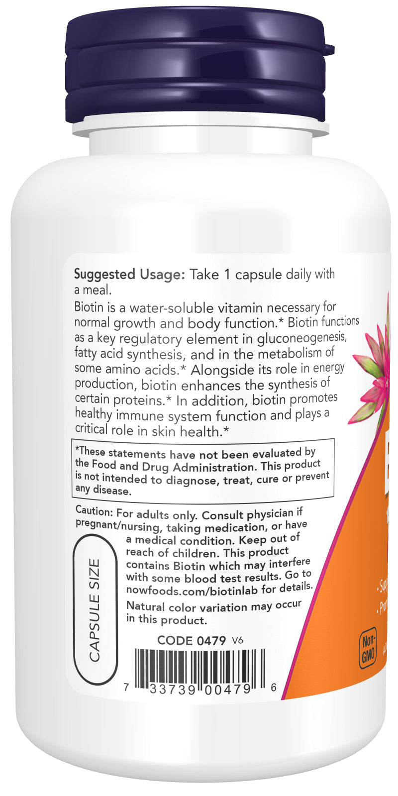 Biotin, 10mg Extra Strength - 120 vcaps