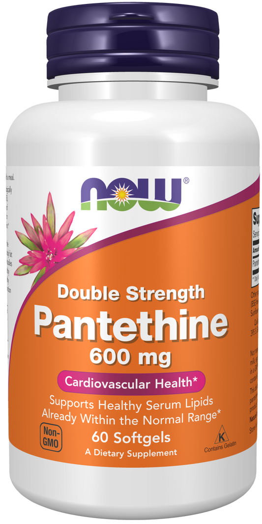 Pantethine, 600mg Double Strength - 60 softgels