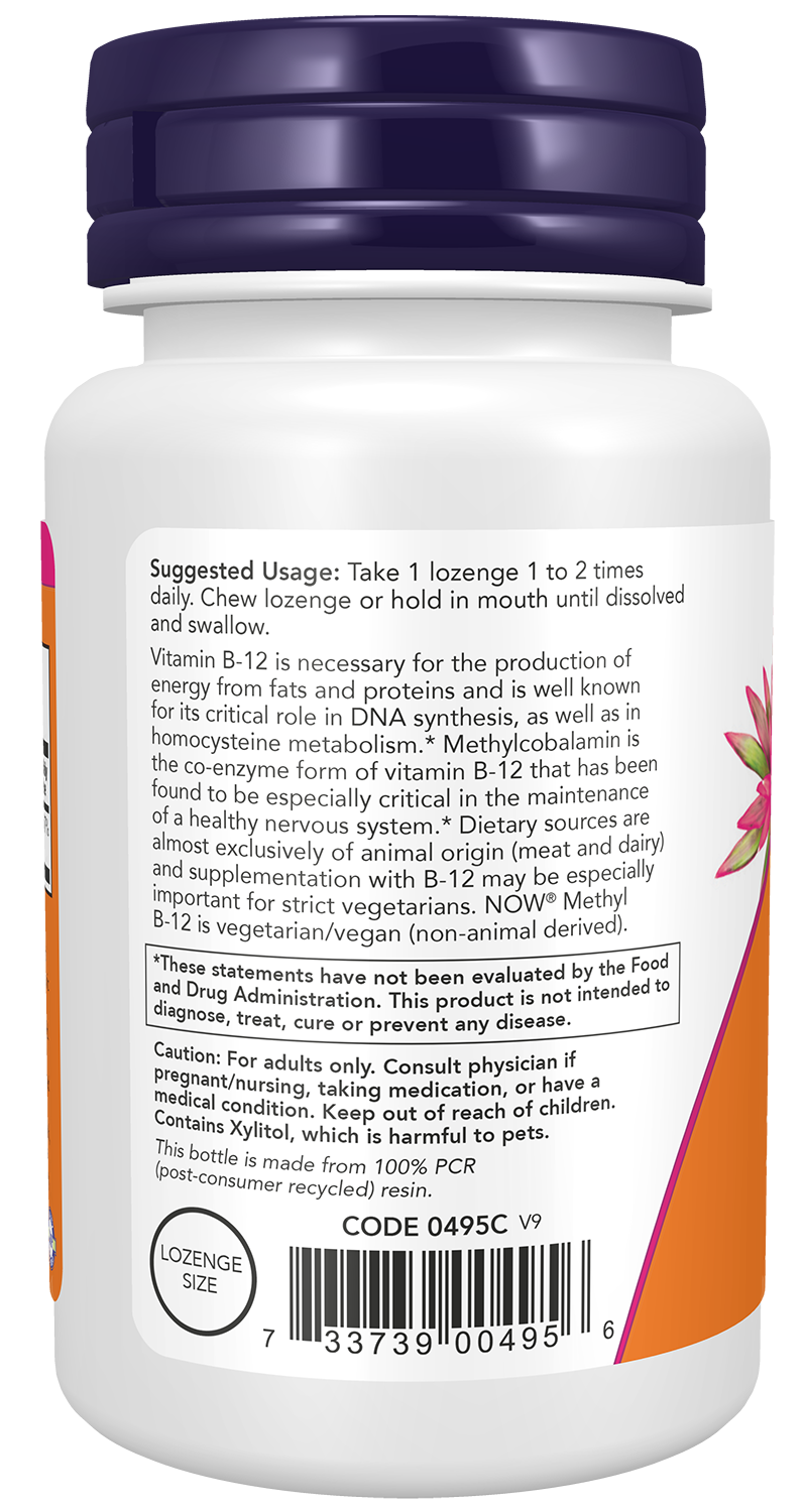Methyl B-12, 1000mcg - 100 lozenges
