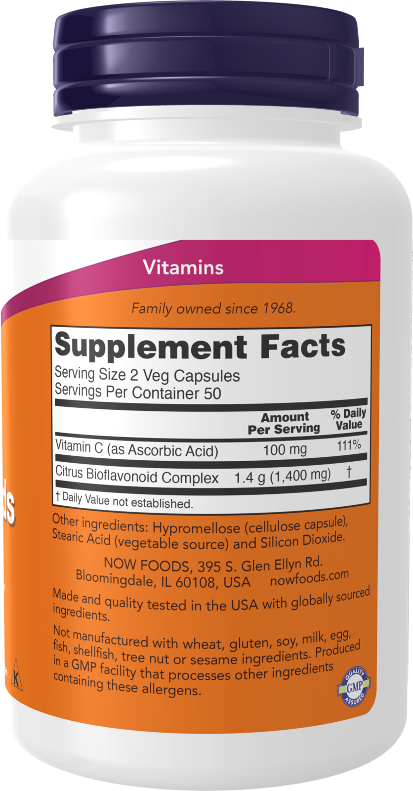 Citrus Bioflavonoids, 700mg - 100 caps