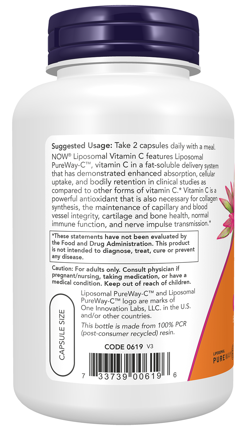 Liposomal Vitamin C - 120 vcaps