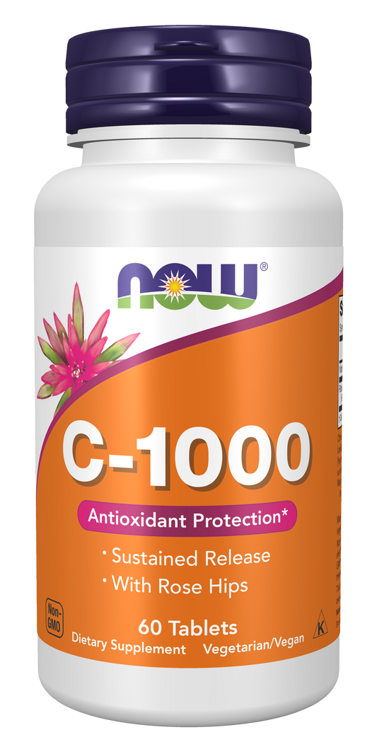 Vitamin C-1000 with Rose Hips - Sustained Release - 100 tabs