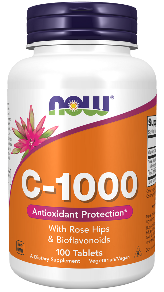 Vitamin C-1000 Complex - Buffered with 250mg Bioflavonoids - 180 tabs