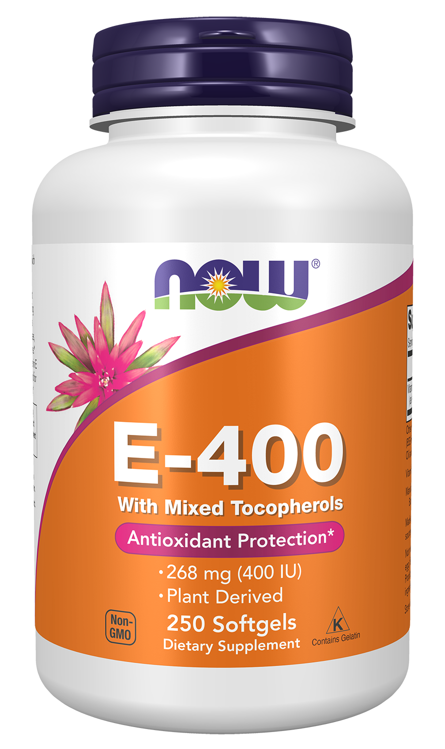 Vitamin E-400 - Natural (Mixed Tocopherols) - 50 softgels