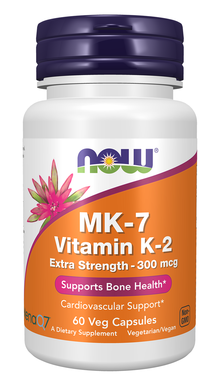 MK-7 Vitamin K-2, 300mcg Extra Strength - 120 vcaps