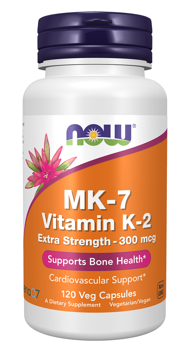 MK-7 Vitamin K-2, 300mcg Extra Strength - 120 vcaps