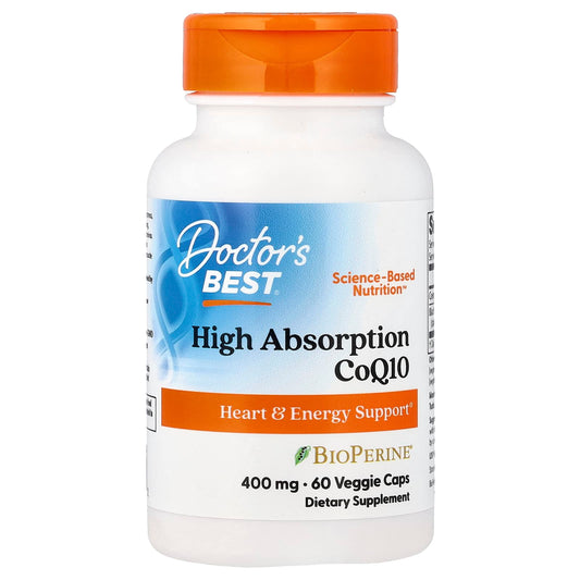 High Absorption CoQ10 with BioPerine, 100mg - 120 softgels
