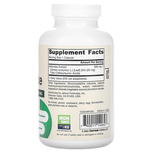 Artichoke, 500mg - 180 vcaps