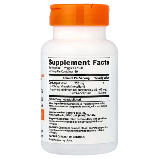 Ultra Cordyceps, 750mg - 60 vcaps
