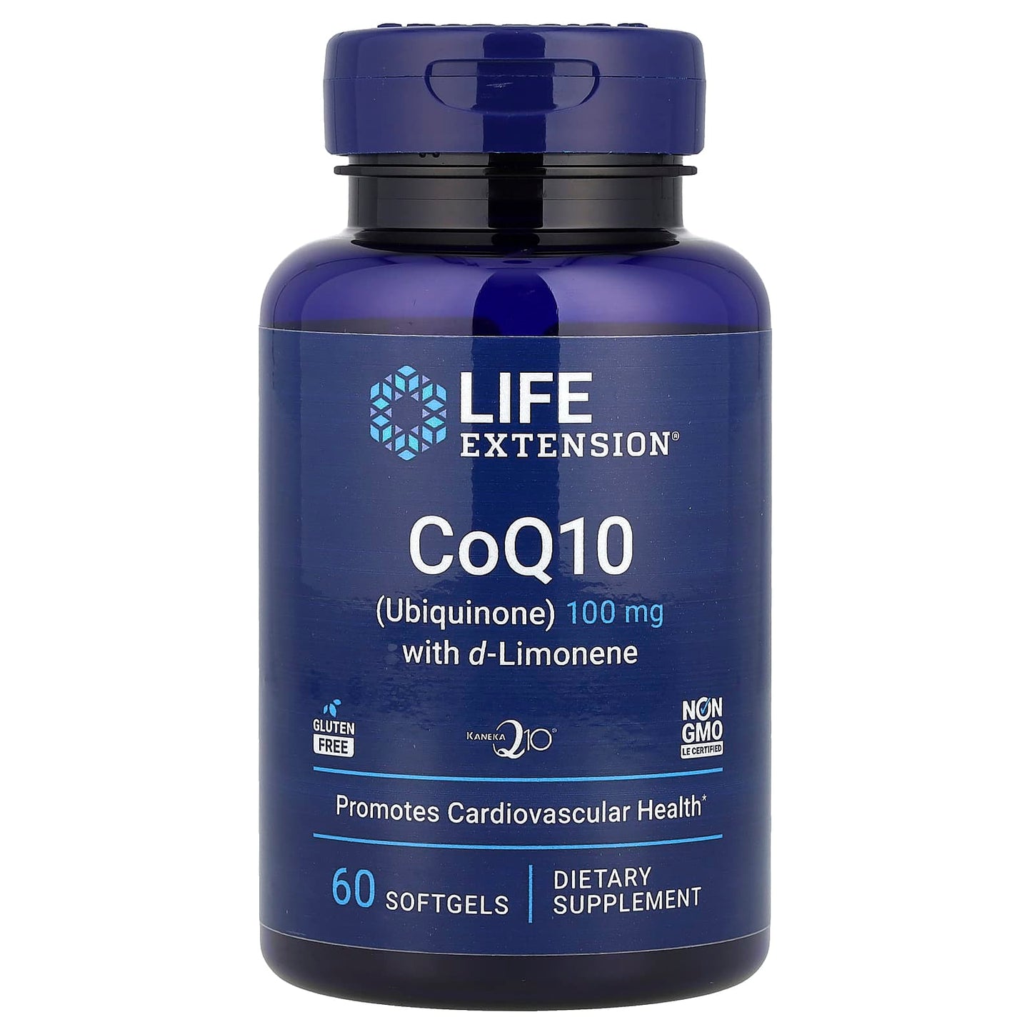 Super-Absorbable CoQ10 (Ubiquinone) with d-Limonene, 100mg - 60 softgels