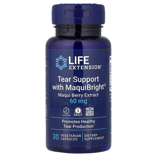 Tear Support with MaquiBright (Maqui Berry Extract), 60mg - 30 vcaps