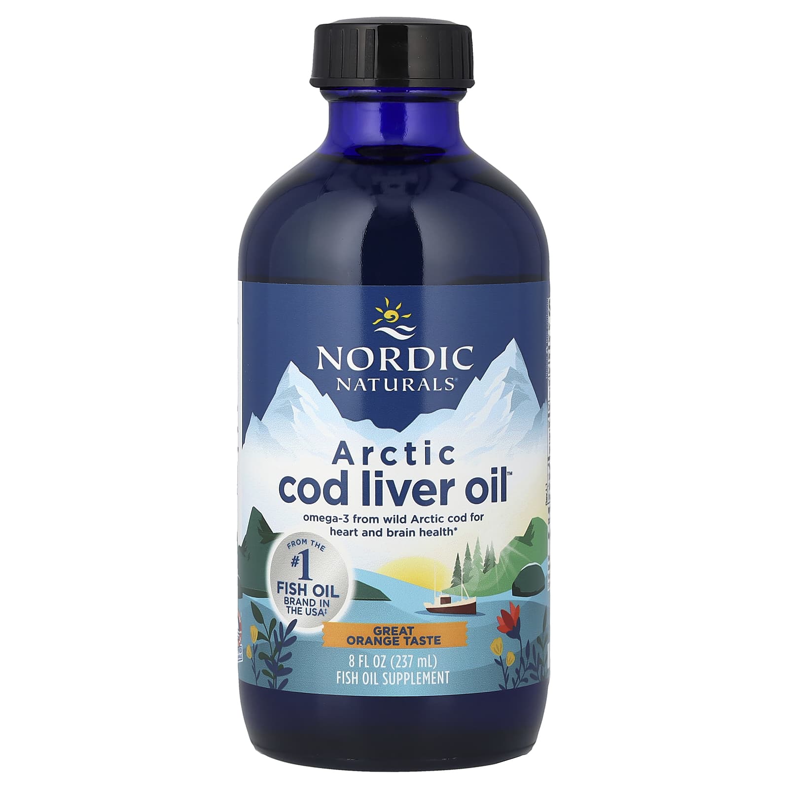 Arctic Cod Liver Oil, 1060mg Strawberry - 237 ml.