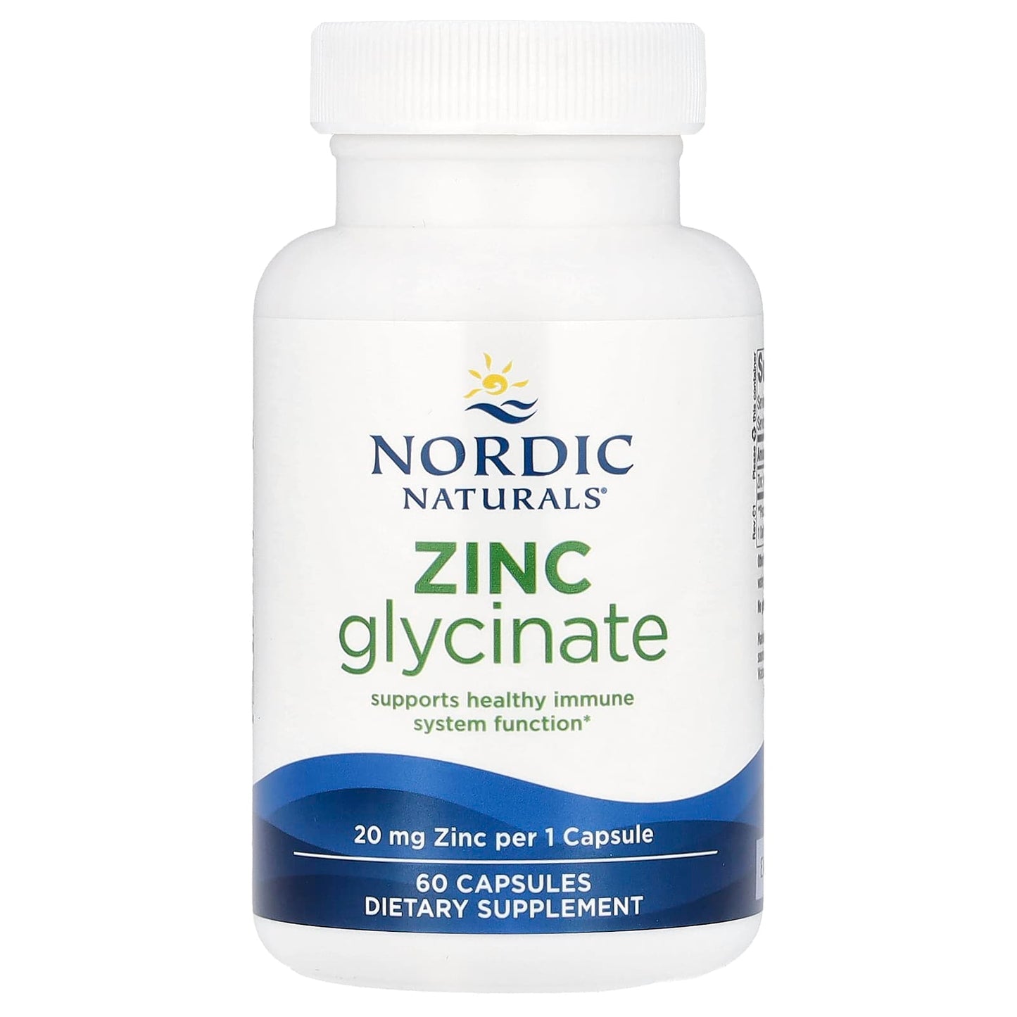 Zinc Glycinate, 20mg - 60 caps