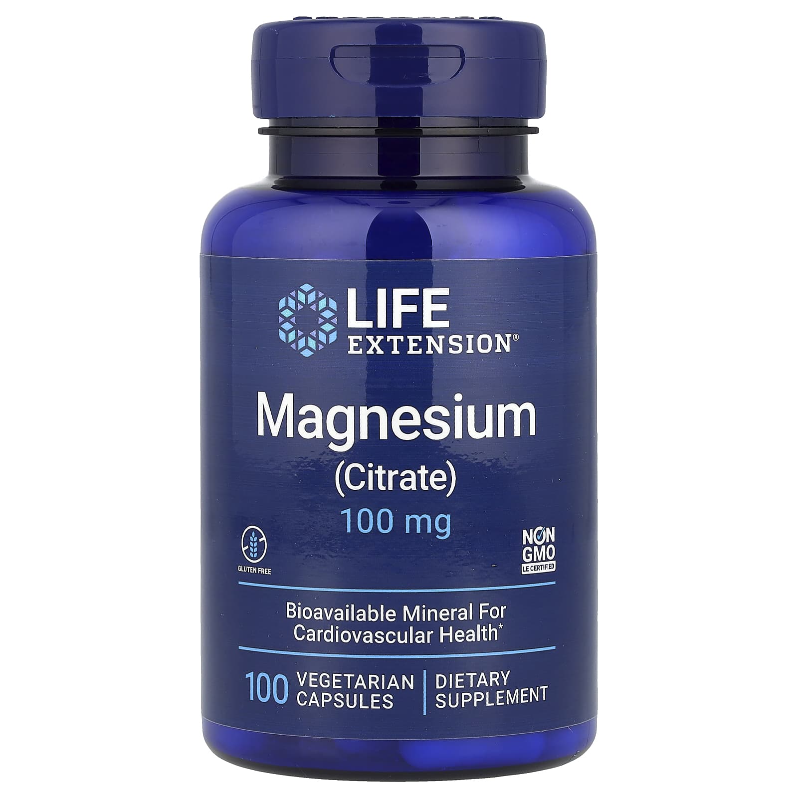 Magnesium (Citrate), 100mg - 100 vcaps