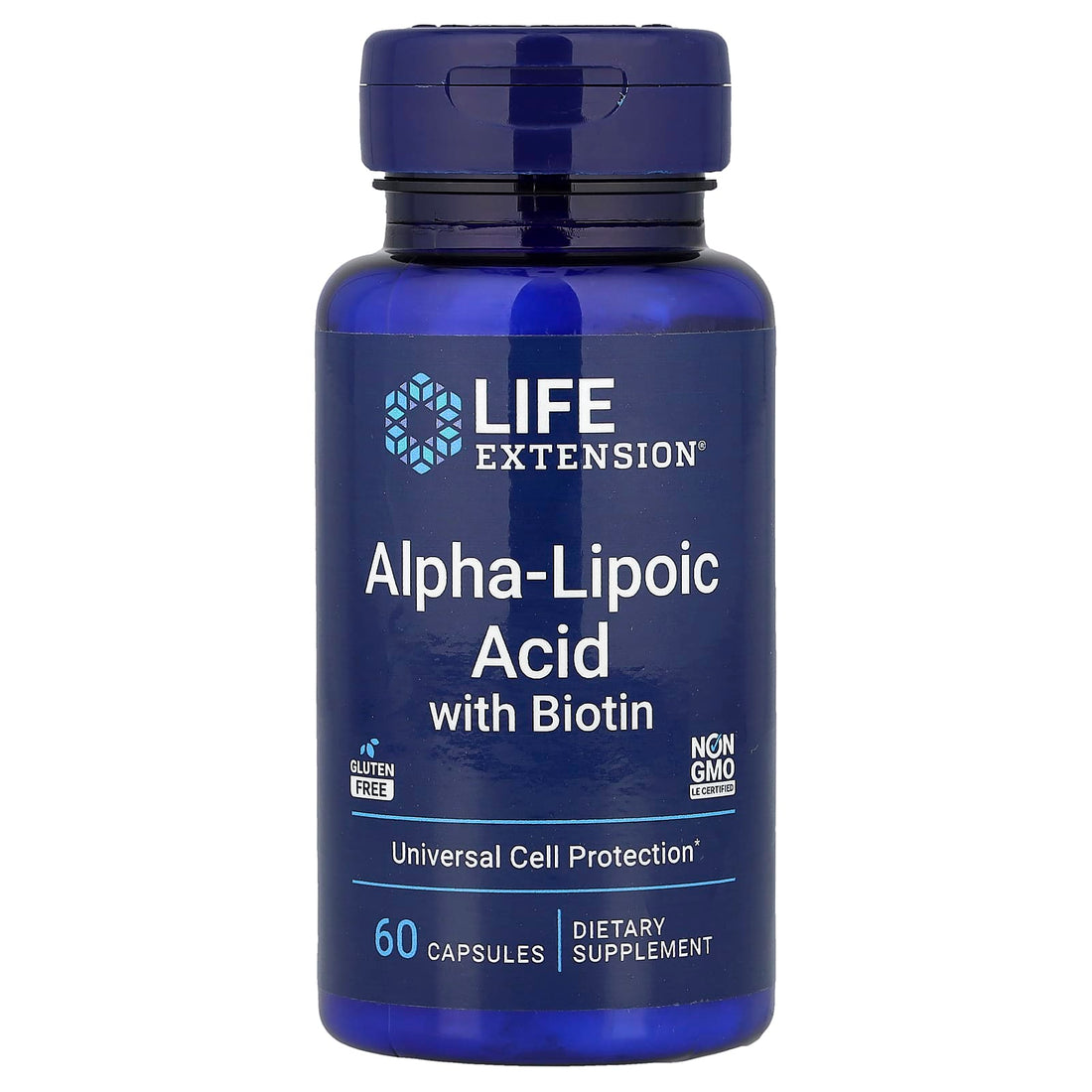 Life Extension Alpha-Lipoic Acid with Biotin - 60 caps - image 3