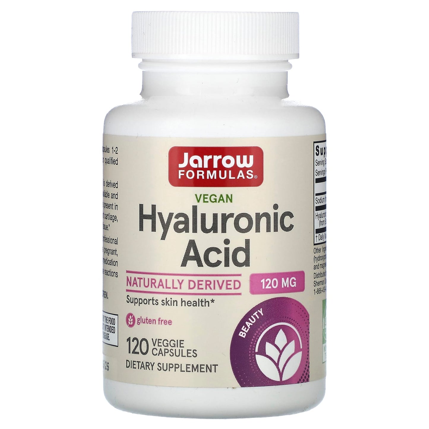 Hyaluronic Acid, 120mg - 60 vcaps