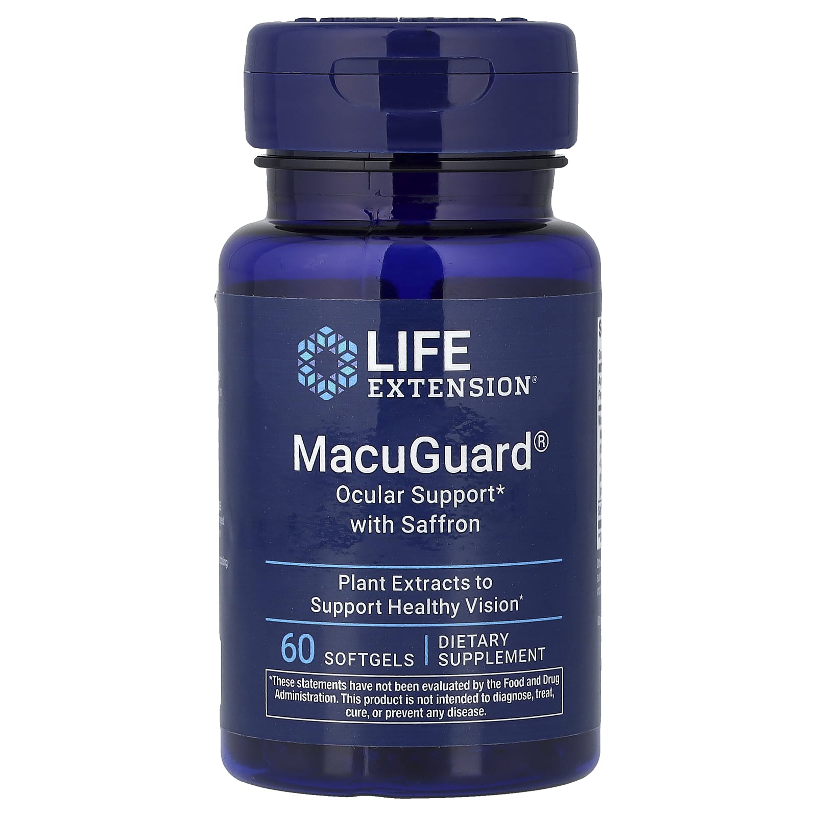 MacuGuard Ocular Support with Saffron - 60 softgels
