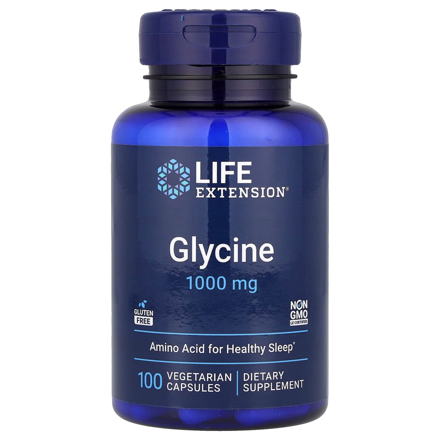 Glycine, 1000mg - 100 vcaps