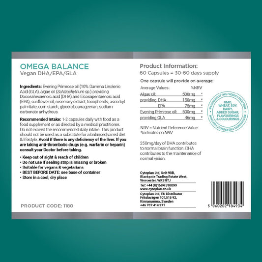 Omega Balance - 60 vcaps