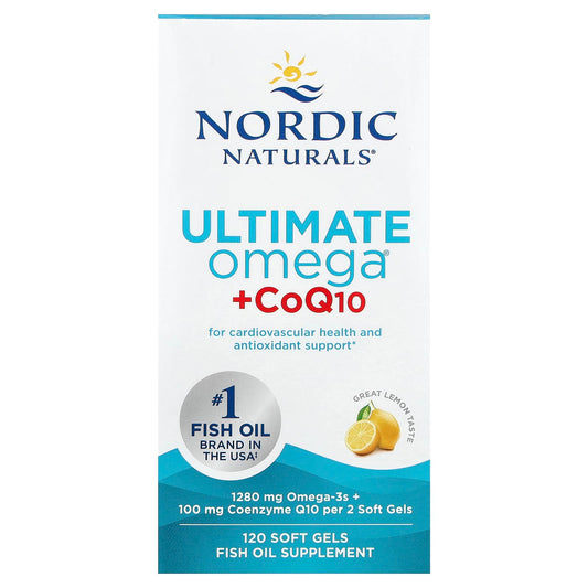 Ultimate Omega, 1280mg Lemon (EAN 768990891076) - 120 softgels