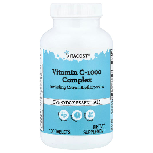 Vitamin C-1000 Complex - Buffered with 250mg Bioflavonoids - 180 tabs