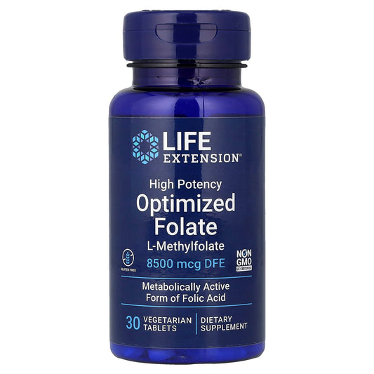 High Potency Optimized Folate - 30 vegetarian tabs