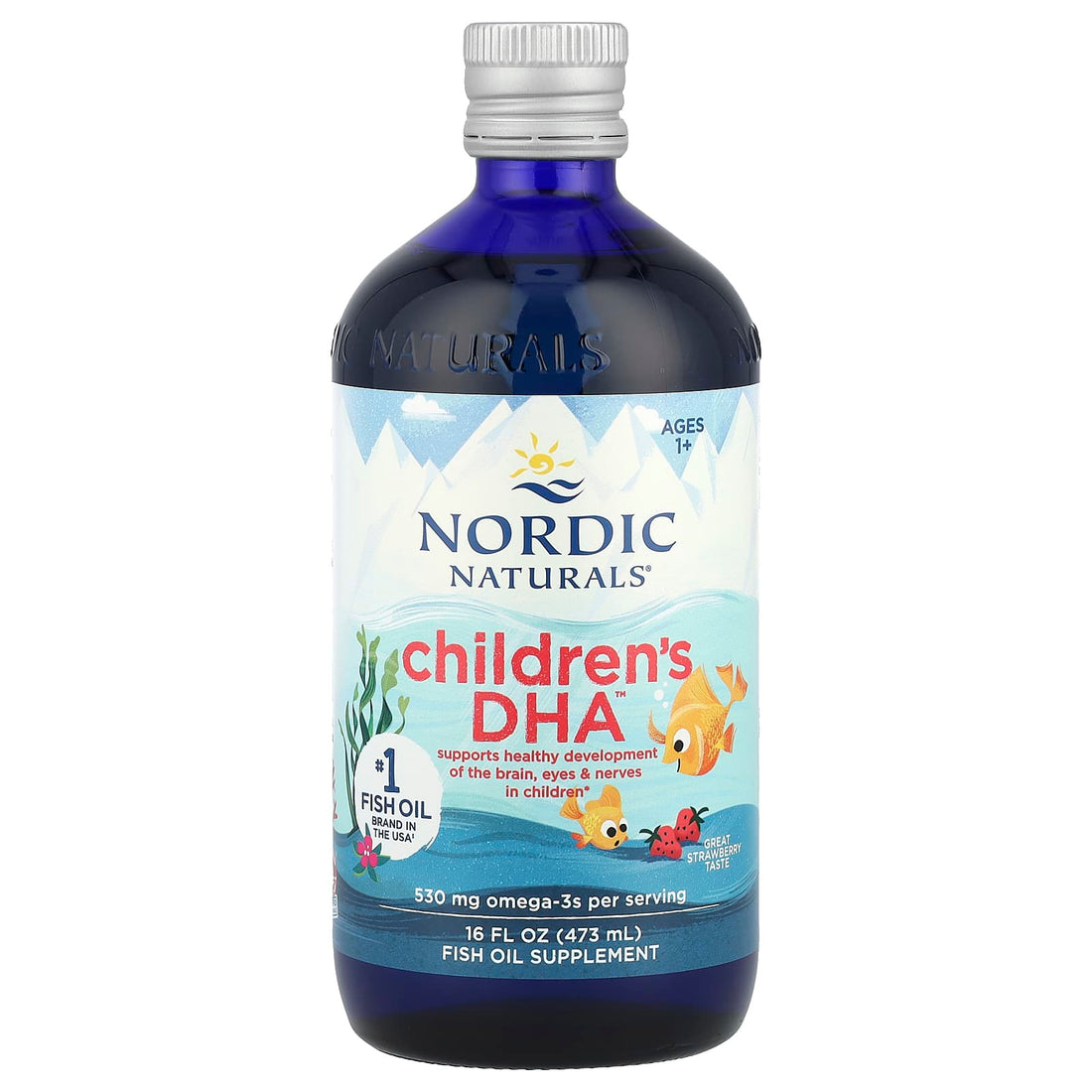 Nordic Naturals Children's DHA, 530mg Omega-3 Strawberry - 119 ml - image 2