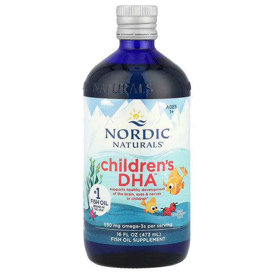 Children's DHA, 530mg Omega-3 Strawberry - 119 ml.