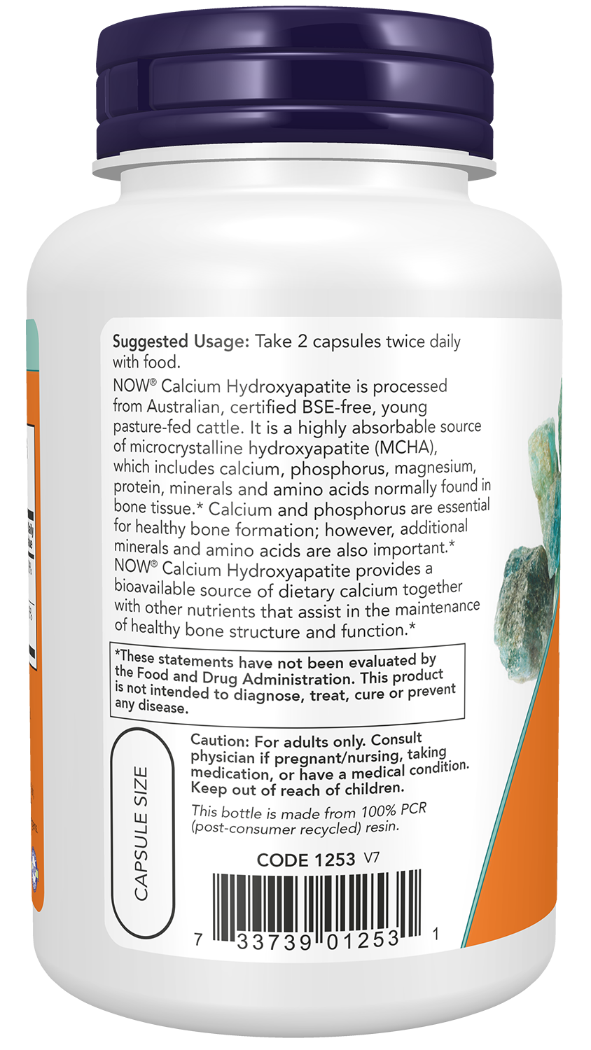Calcium Hydroxyapatite - 120 caps