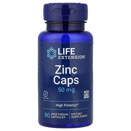 Zinc Caps, 50mg - 90 vcaps