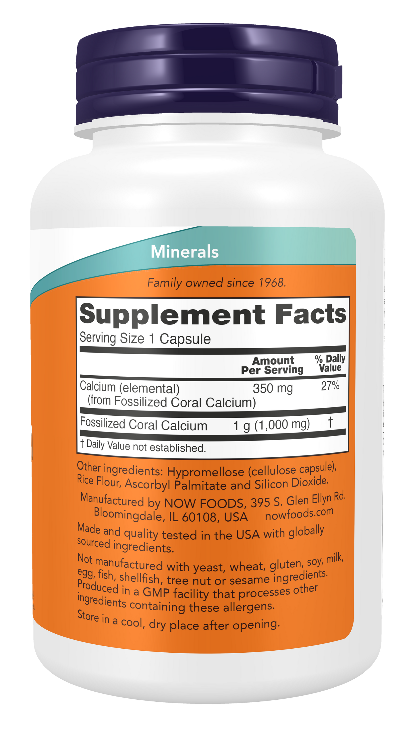 Coral Calcium, 1000mg - 100 vcaps