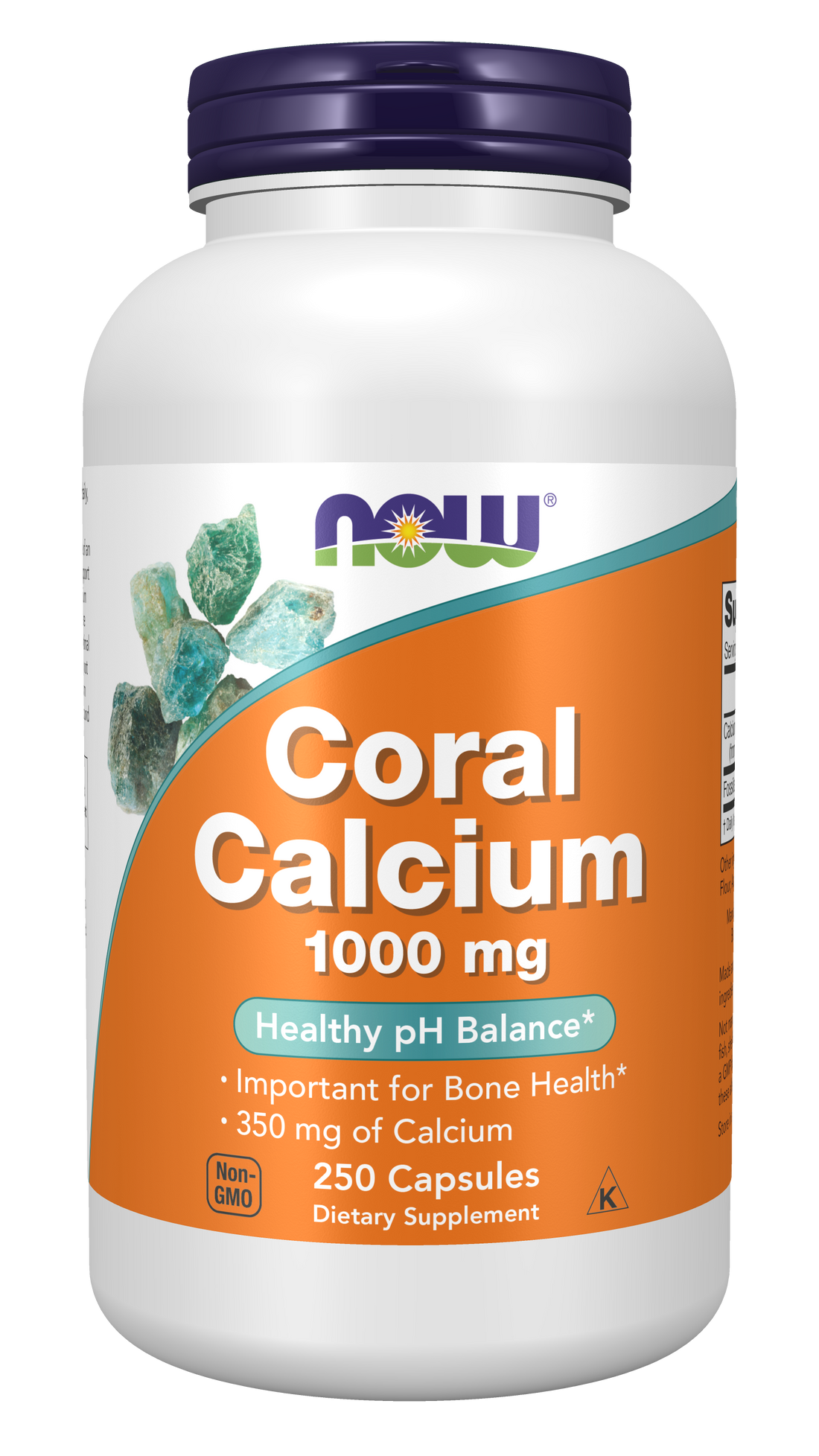 NOW Foods Coral Calcium, 1000mg - 100 vcaps - image 5