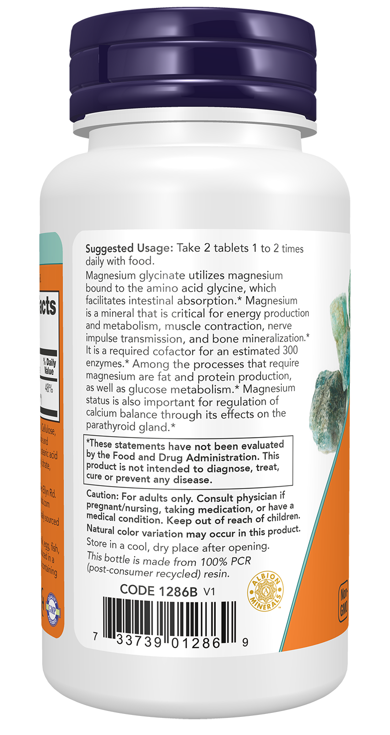 Magnesium Glycinate - 180 tabs