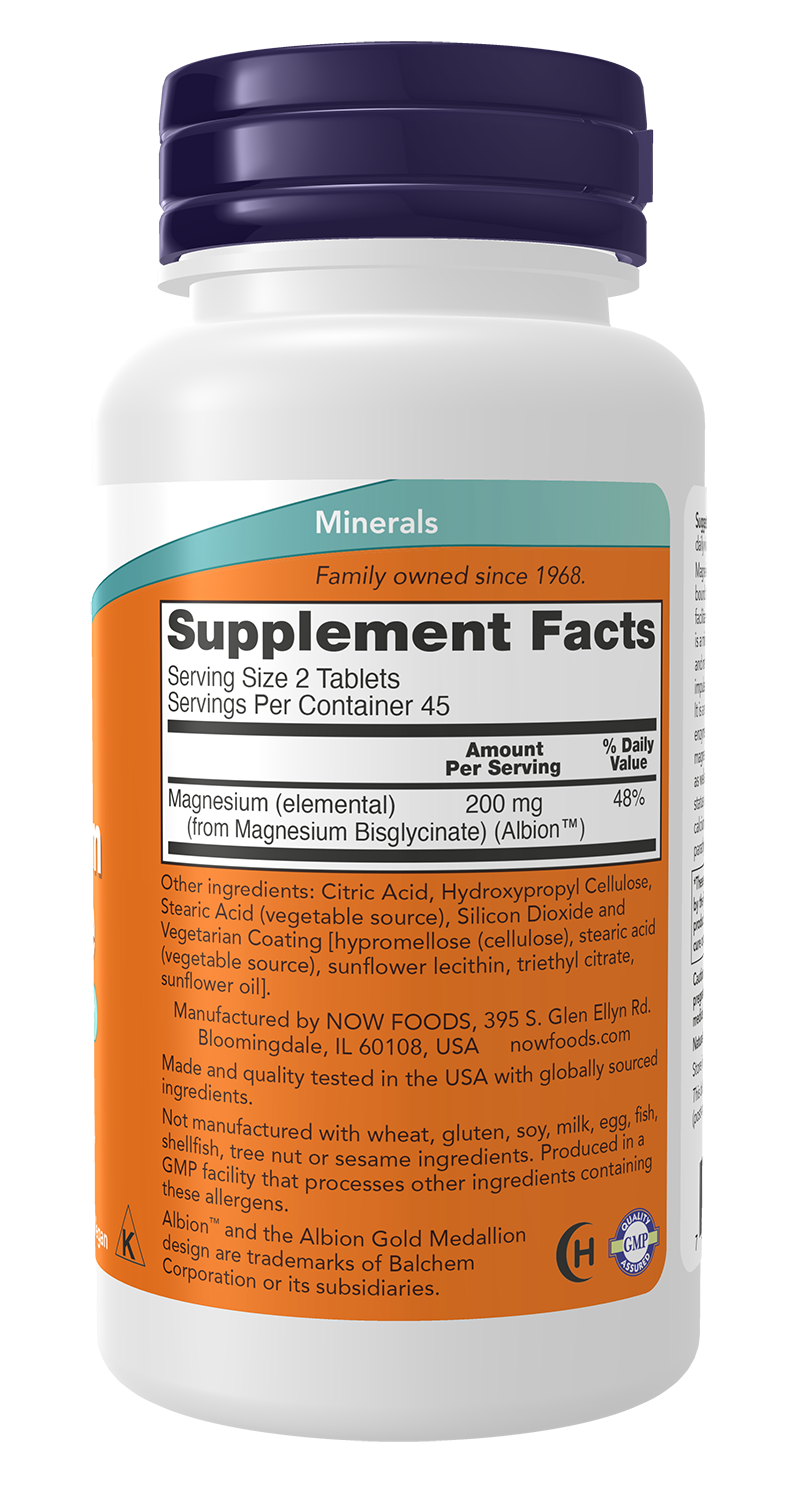 Magnesium Glycinate - 180 tabs