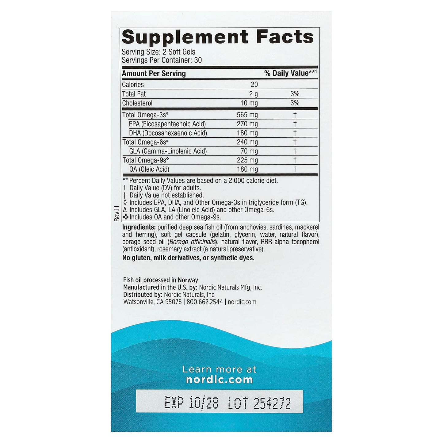 Complete Omega, 565mg Lemon - 60 softgels