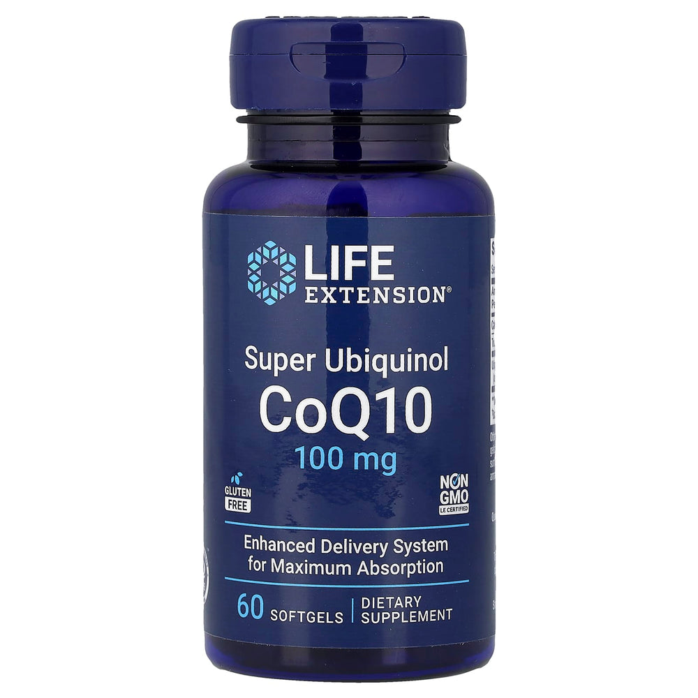 Life Extension Super Ubiquinol CoQ10, 100mg - 60 softgels
