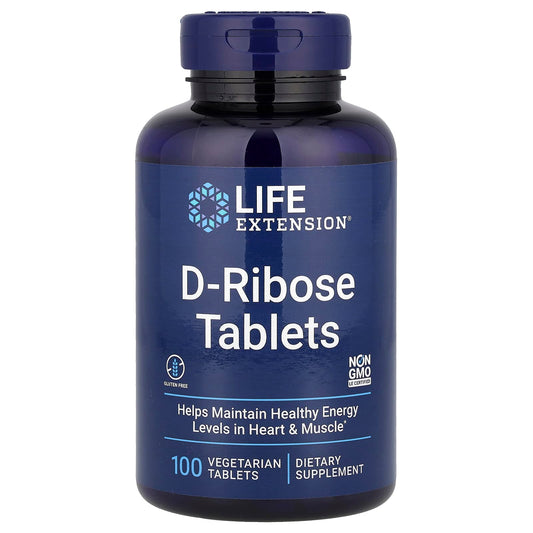 D-Ribose Tablets - 100 vegetarian tabs