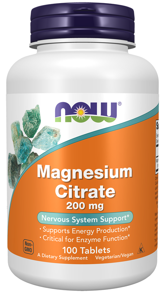 Magnesium Citrate, 200mg - 100 tablets