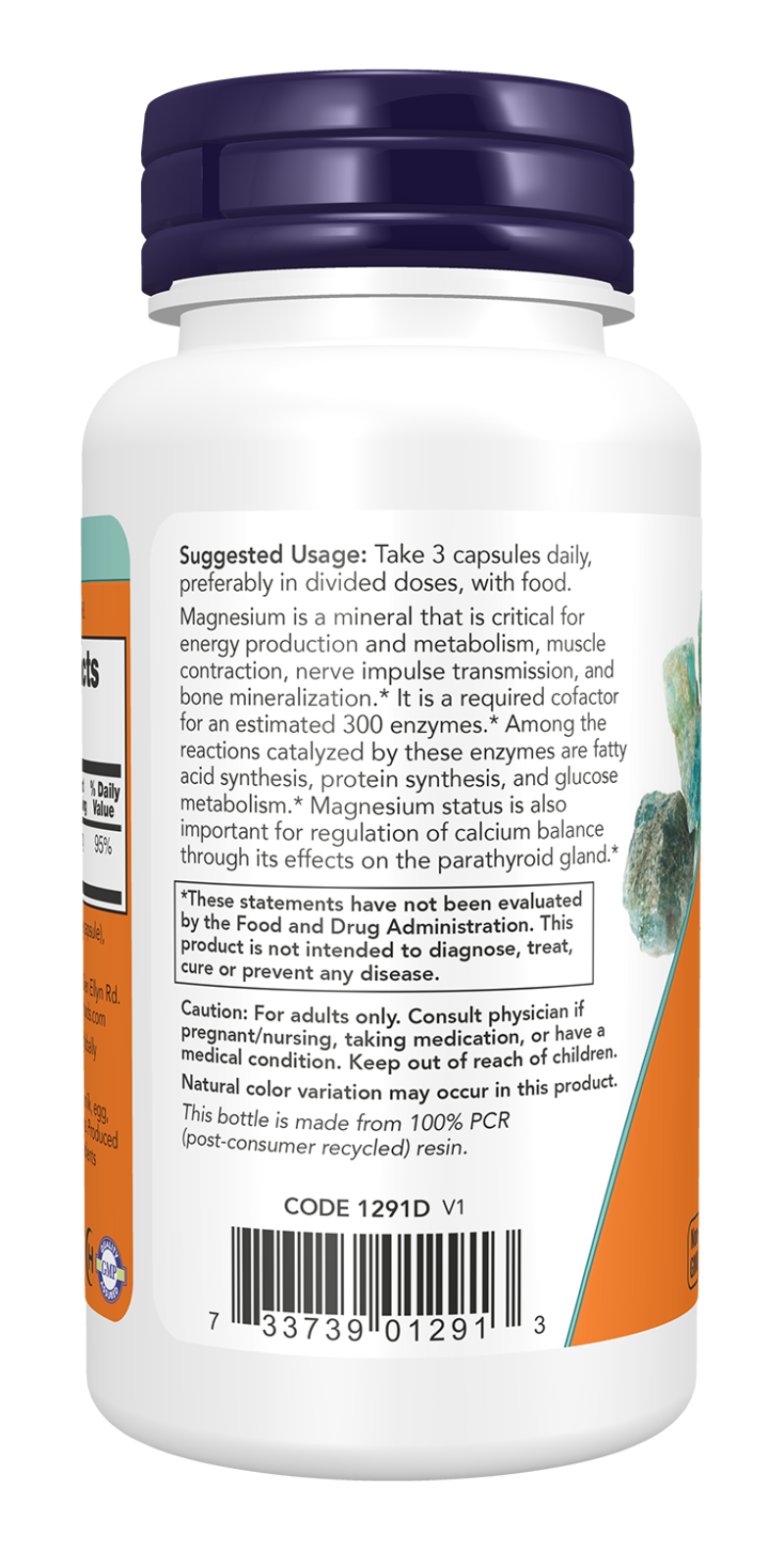Magnesium Citrate, 400mg - 60 vcaps