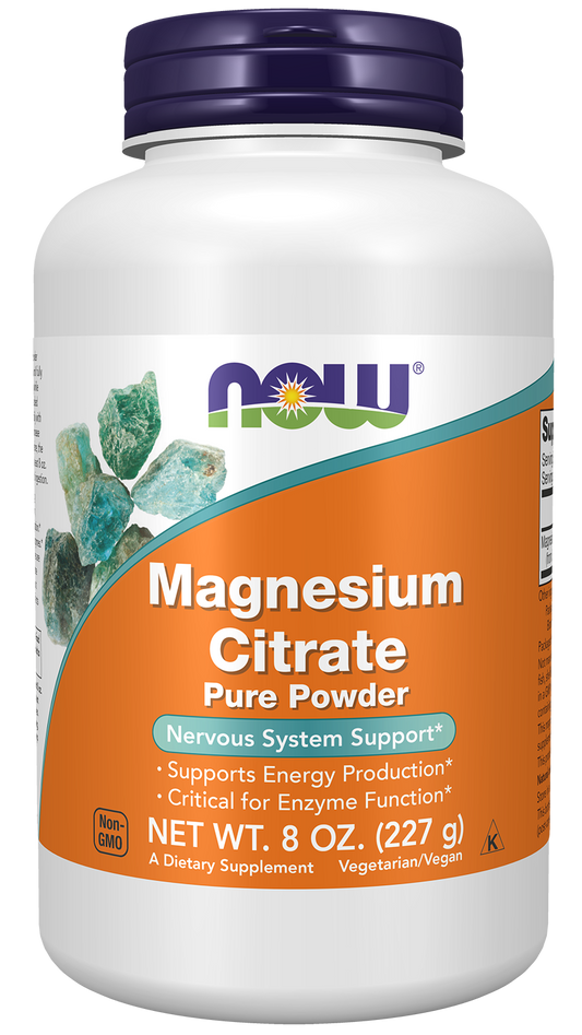 Magnesium Citrate, Pure Powder - 227g
