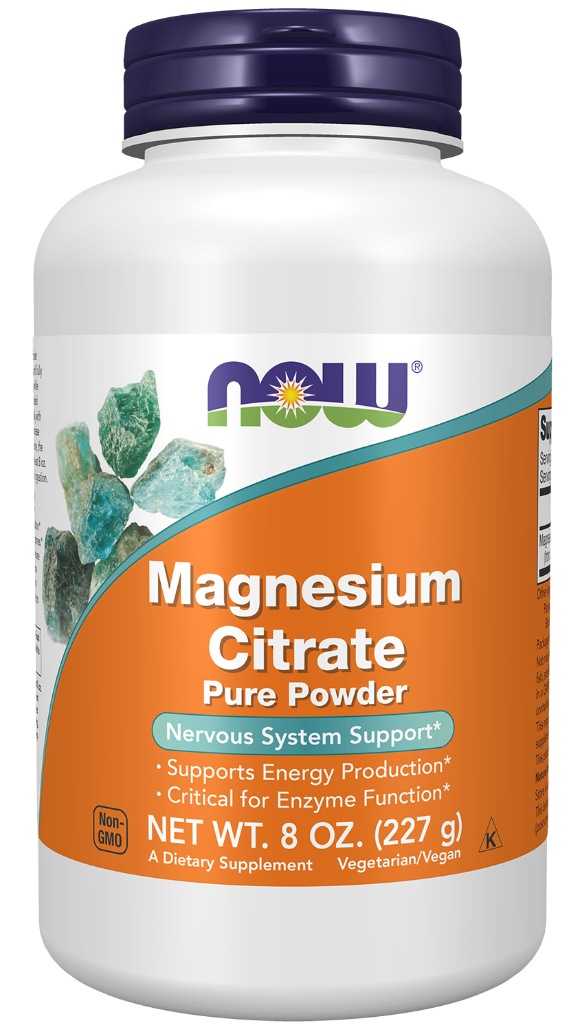 Magnesium Citrate, Pure Powder - 227g